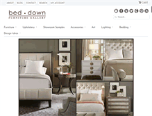 Tablet Screenshot of beddown.com